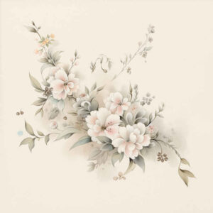 delicate-flowers tattoo design ideas negative space fine linework for back shoulder