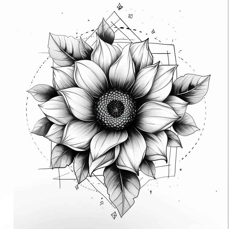 delicate-flowers tattoo design ideas no excess floral motifs for behind ear