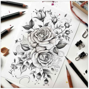 delicate-flowers tattoo design ideas understated floral motifs for hip