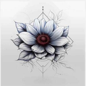 delicate-flowers tattoo design ideas symbolic gentle textures for biceps
