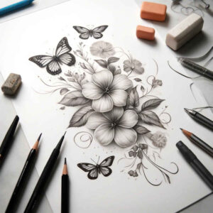 delicate-flowers tattoo design ideas silent graceful symbol of perseverance