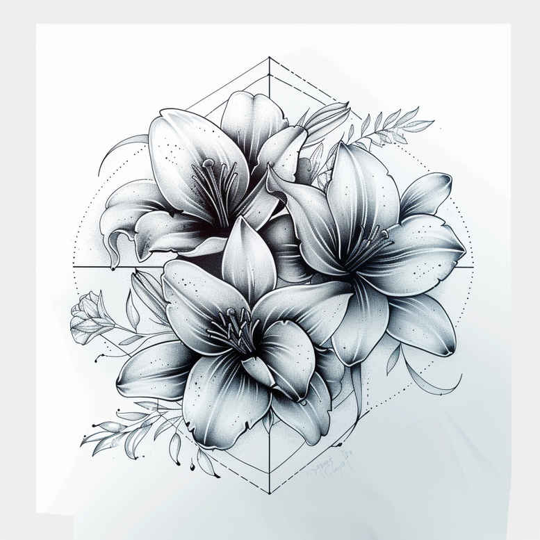 delicate-flowers tattoo design ideas quiet art intricate details embodying endurance