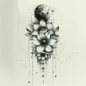 delicate-flowers tattoo design ideas plain tattoo intricate details for forearm