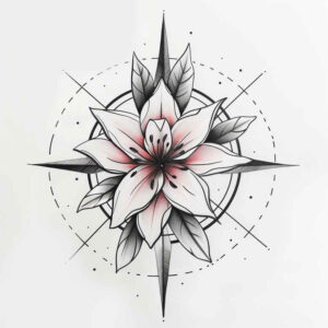 delicate-flowers tattoo design ideas pure motif intricate details for shoulder blade