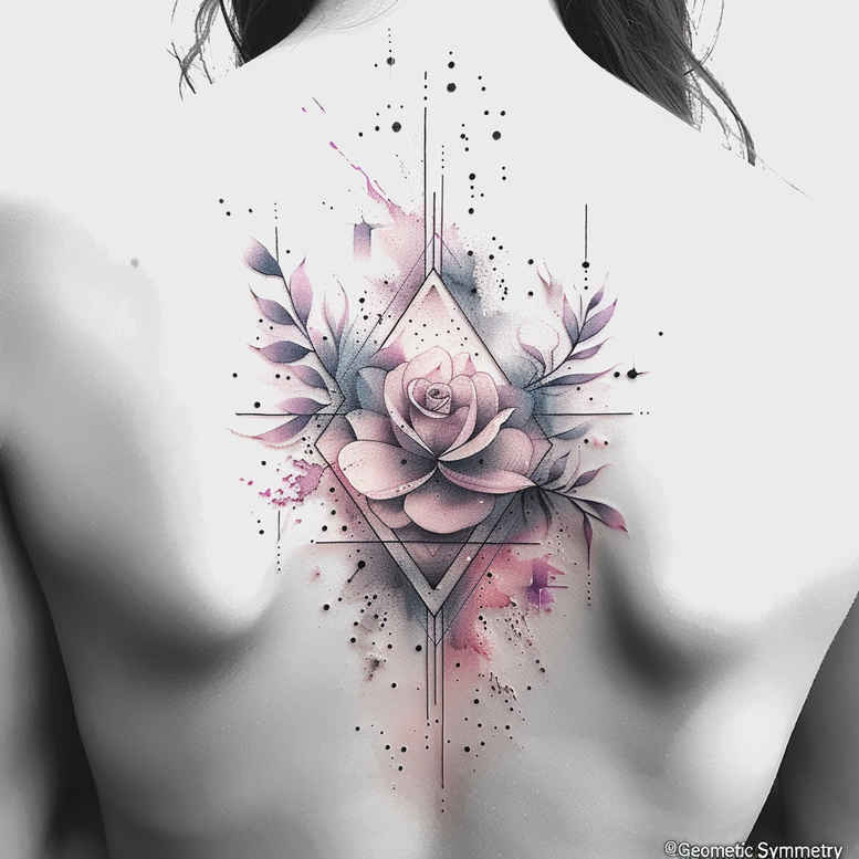 delicate-flowers tattoo design ideas soft touch light contrast perseverance and power
