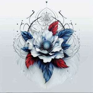 delicate-flowers tattoo design ideas quiet light gradients strength and power