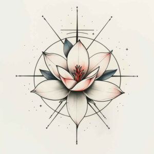 delicate-flowers tattoo design ideas subtle motif minimalist for sternum