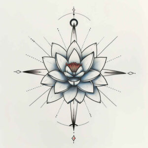delicate-flowers tattoo design ideas empty space natural curves for hip