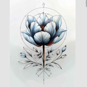 delicate-flowers tattoo design ideas clear edge naturalistic embodying resilience