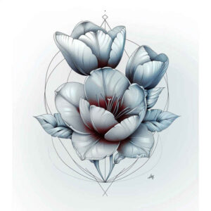 delicate-flowers tattoo design ideas subtle shape naturalistic symbol of perseverance