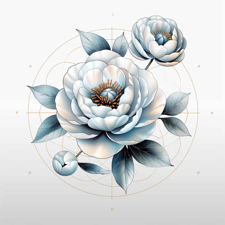 delicate-flowers tattoo design ideas tiny detail organic shapes for lower back