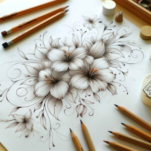 delicate-flowers tattoo design ideas miniature organic shapes symbolising resilience