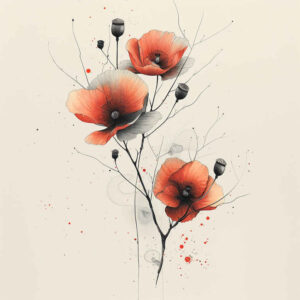 delicate-flowers tattoo design ideas subtle shape ornamental represents perseverance
