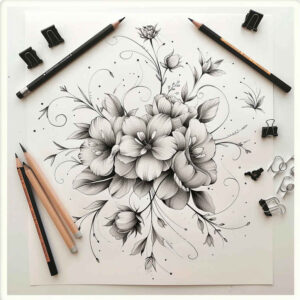 delicate-flowers tattoo design ideas plain tattoo pastel hues for spine