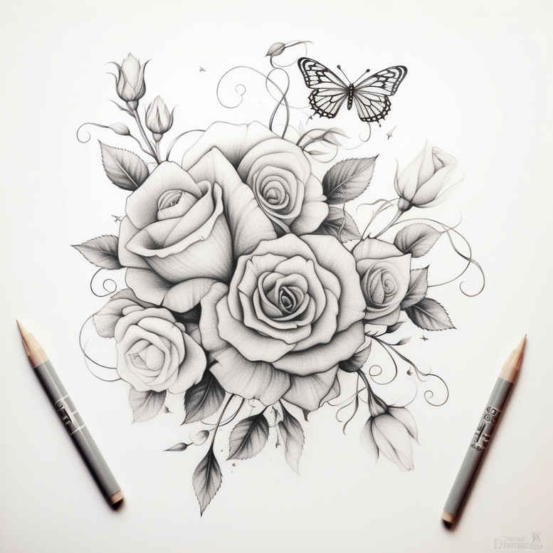 delicate-flowers tattoo design ideas punctual refined embodying endurance