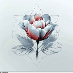 delicate-flowers tattoo design ideas sparse refined for foot