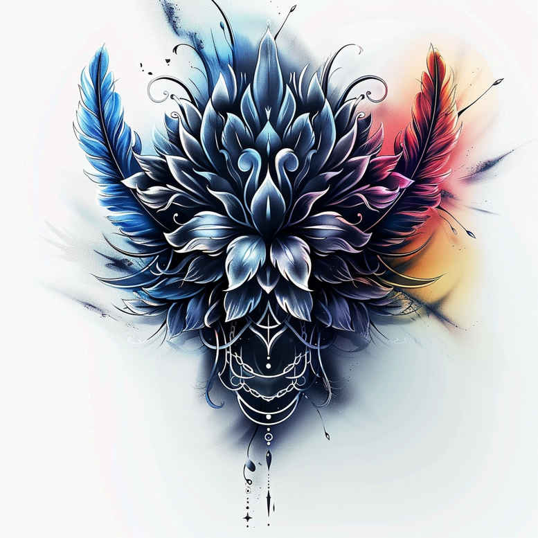 delicate-flowers tattoo design ideas clean lines refined for side