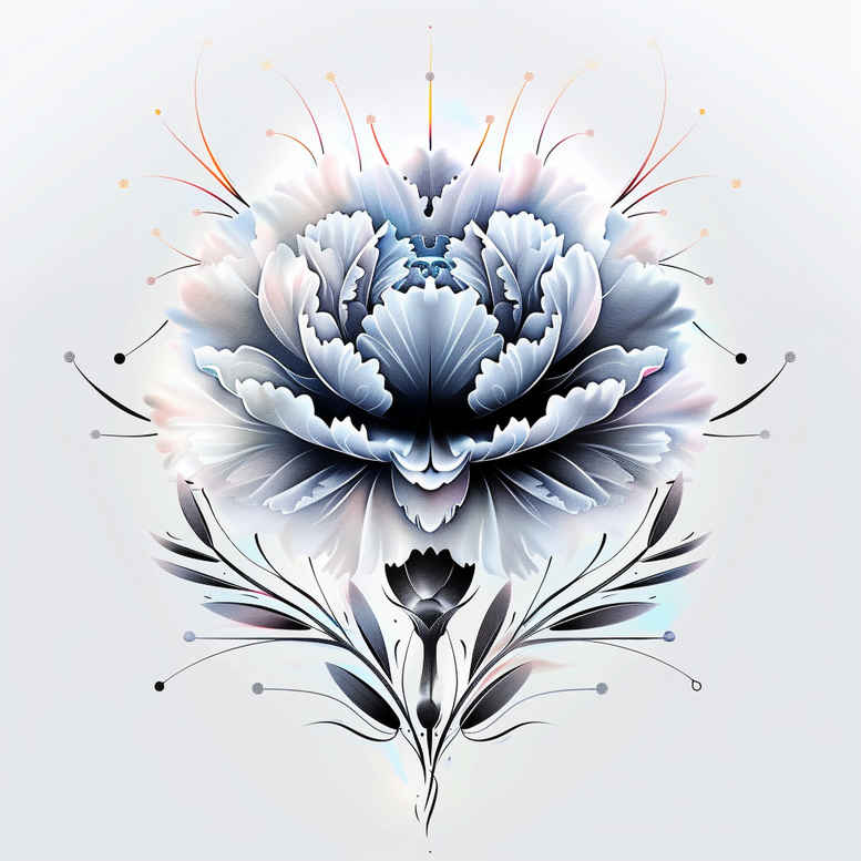 delicate-flowers tattoo design ideas silent refined meaning determination