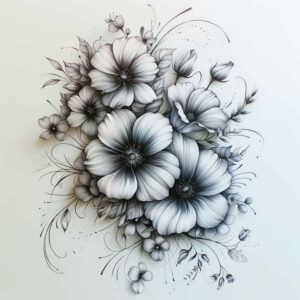 delicate-flowers tattoo design ideas symbol mark refined meaning perseverance