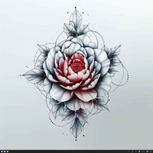 delicate-flowers tattoo design ideas tiny detail soft petals for triceps