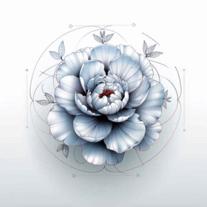 delicate-flowers tattoo design ideas sparse soft shadows for full back