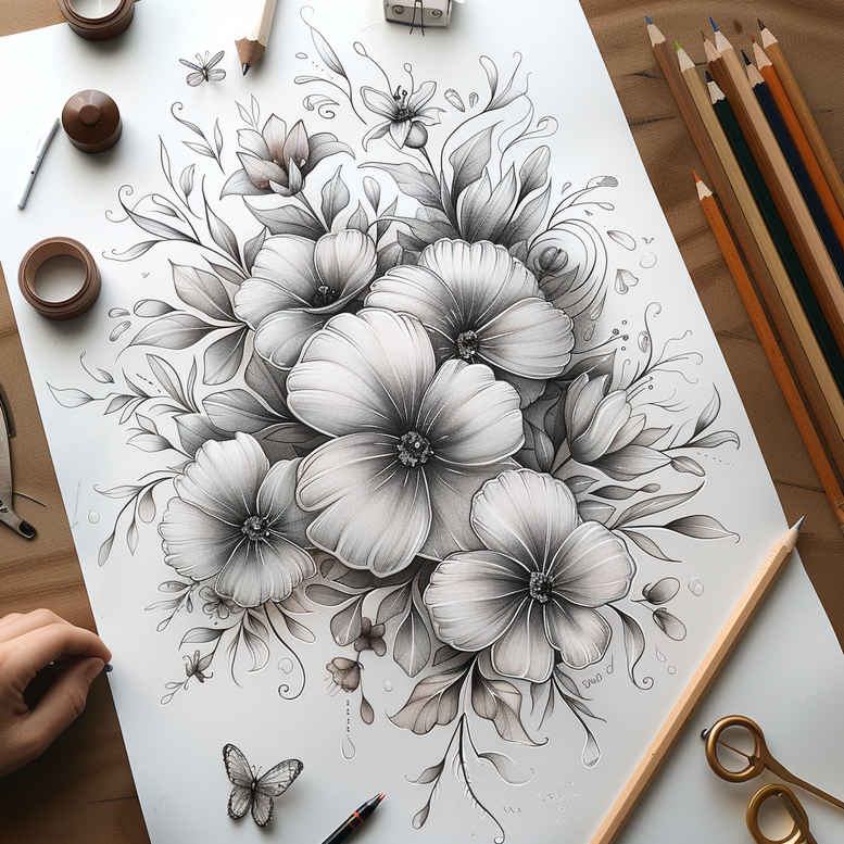 delicate-flowers tattoo design ideas mini ink subtle color for lower back