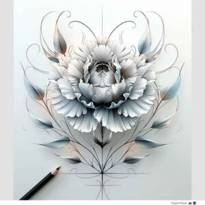 delicate-flowers tattoo design ideas basic subtle highlights for scapula