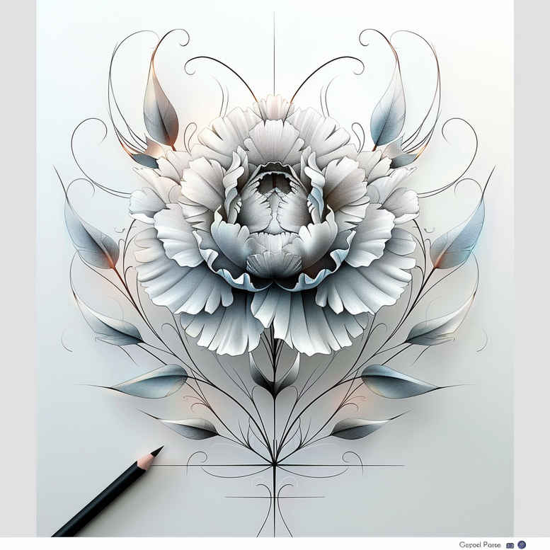 delicate-flowers tattoo design ideas basic subtle highlights for scapula