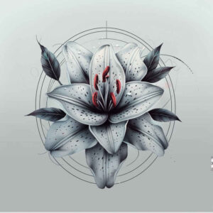 delicate-flowers tattoo design ideas elemental subtle shading symbol of determination