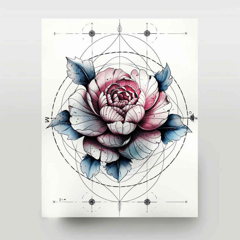delicate-flowers tattoo design ideas ultra-thin tender for upper chest