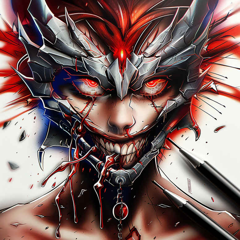 dark-demon – tattoo design ideas free ai generated – neotraditional-refined-lines – for-palm – Gallery: demons-inkby-ai