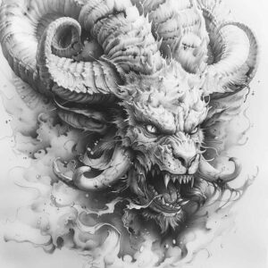 dark-entity – tattoo design ideas free ai generated – dreadful – for-back – Gallery: demons-inkby-ai