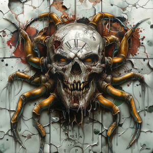 demon-battle – tattoo design ideas free ai generated – spirit – for-behind-ear – Gallery: demons-inkby-ai