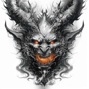 demon-in-darkness – tattoo design ideas free ai generated – desolate – for-wrist-side – Gallery: demons-inkby-ai