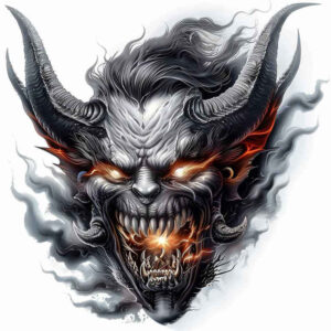 demon-in-darkness – tattoo design ideas free ai generated – mystic-darkness – for-arm – Gallery: demons-inkby-ai