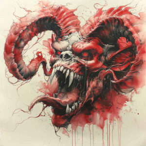 demon-spirit – tattoo design ideas free ai generated – neotraditional-subtle-tone – for-wrist-side – Gallery: demons-inkby-ai