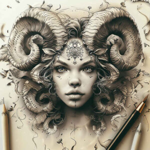 demon-with-flames – tattoo design ideas free ai generated – haunting – for-sternum – Gallery: demons-inkby-ai