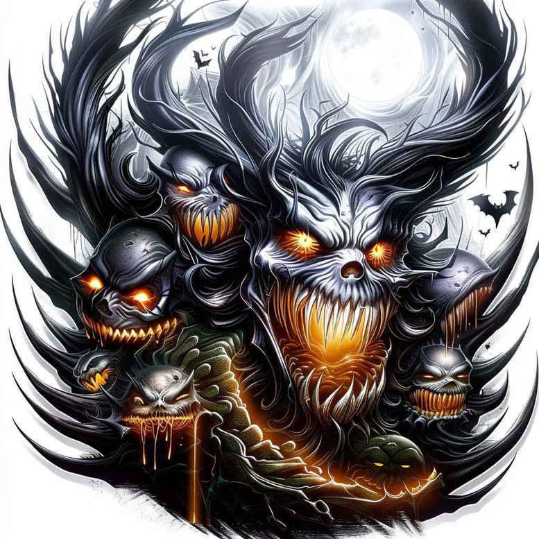 demonic-eyes – tattoo design ideas free ai generated – tattered-clothing – for-chest – Gallery: demons-inkby-ai