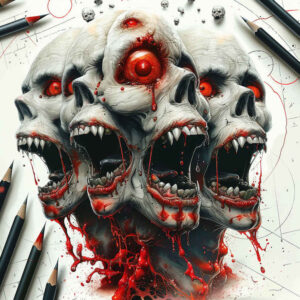 demonic-figure – tattoo design ideas free ai generated – crypt – for-ribs – Gallery: demons-inkby-ai