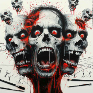 demonic-force – tattoo design ideas free ai generated – neotraditional-refined-detail – for-ankle – Gallery: demons-inkby-ai