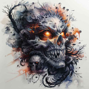 demonic-ritual – tattoo design ideas free ai generated – cobweb – for-triceps – Gallery: demons-inkby-ai
