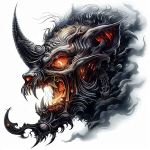 demonic-shadow – tattoo design ideas free ai generated – realism-refined-highlights – for-back – Gallery: demons-inkby-ai