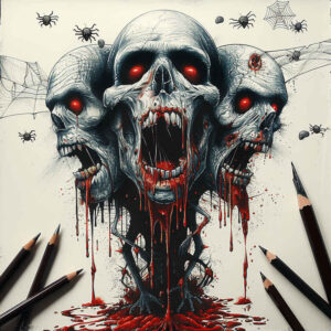 hell-demon – tattoo design ideas free ai generated – realism-soft-transitions – for-back-shoulder – Gallery: demons-inkby-ai