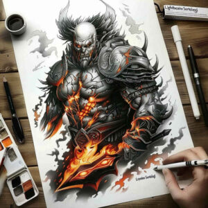 hell-energy – tattoo design ideas free ai generated – shadow – for-back – Gallery: demons-inkby-ai