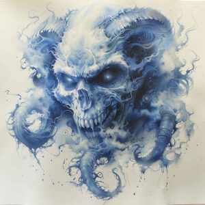 hellspawn-figure – tattoo design ideas free ai generated – hellish – for-upper-shoulder – Gallery: demons-inkby-ai