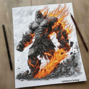 night-demon – tattoo design ideas free ai generated – shadowy – for-hand – Gallery: demons-inkby-ai