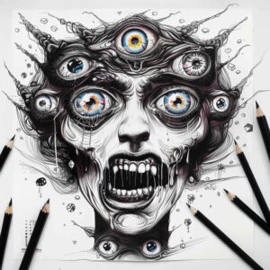 night-demon – tattoo design ideas free ai generated – whispering – for-hand – Gallery: demons-inkby-ai