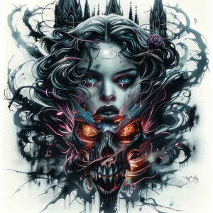 possessed-demon – tattoo design ideas free ai generated – realism-optical-depth – for-knee – Gallery: demons-inkby-ai