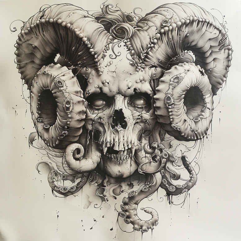 powerful-demon – tattoo design ideas free ai generated – neotraditional-vivid-color – for-triceps – Gallery: demons-inkby-ai