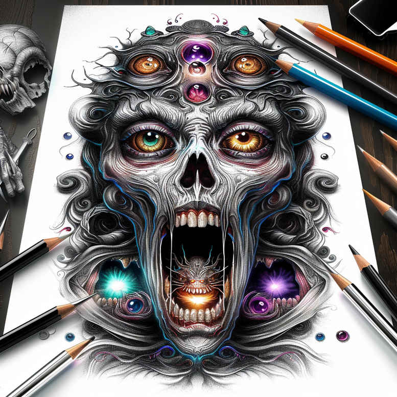 shadow-demon – tattoo design ideas free ai generated – creeping-shadow – for-full-back – Gallery: demons-inkby-ai